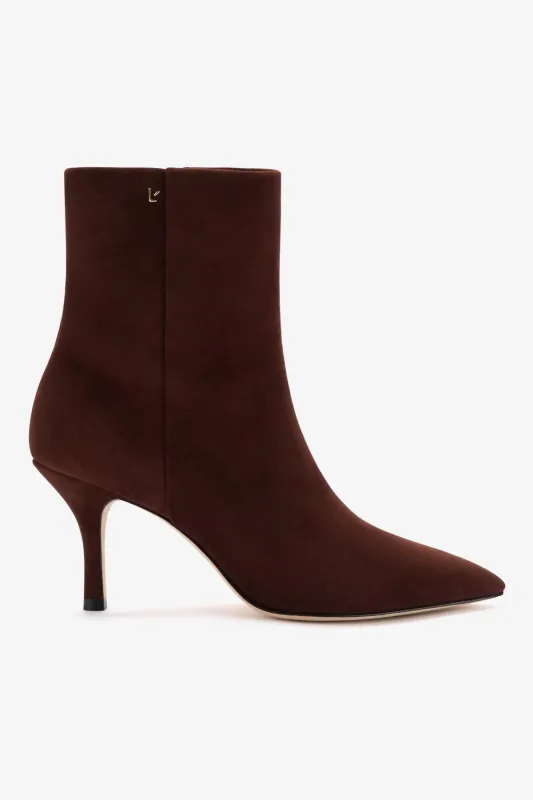Mini Kate Boot In Brown Suede sold by Larroude