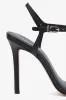Venus Sandal In Black Leather sold by Larroude