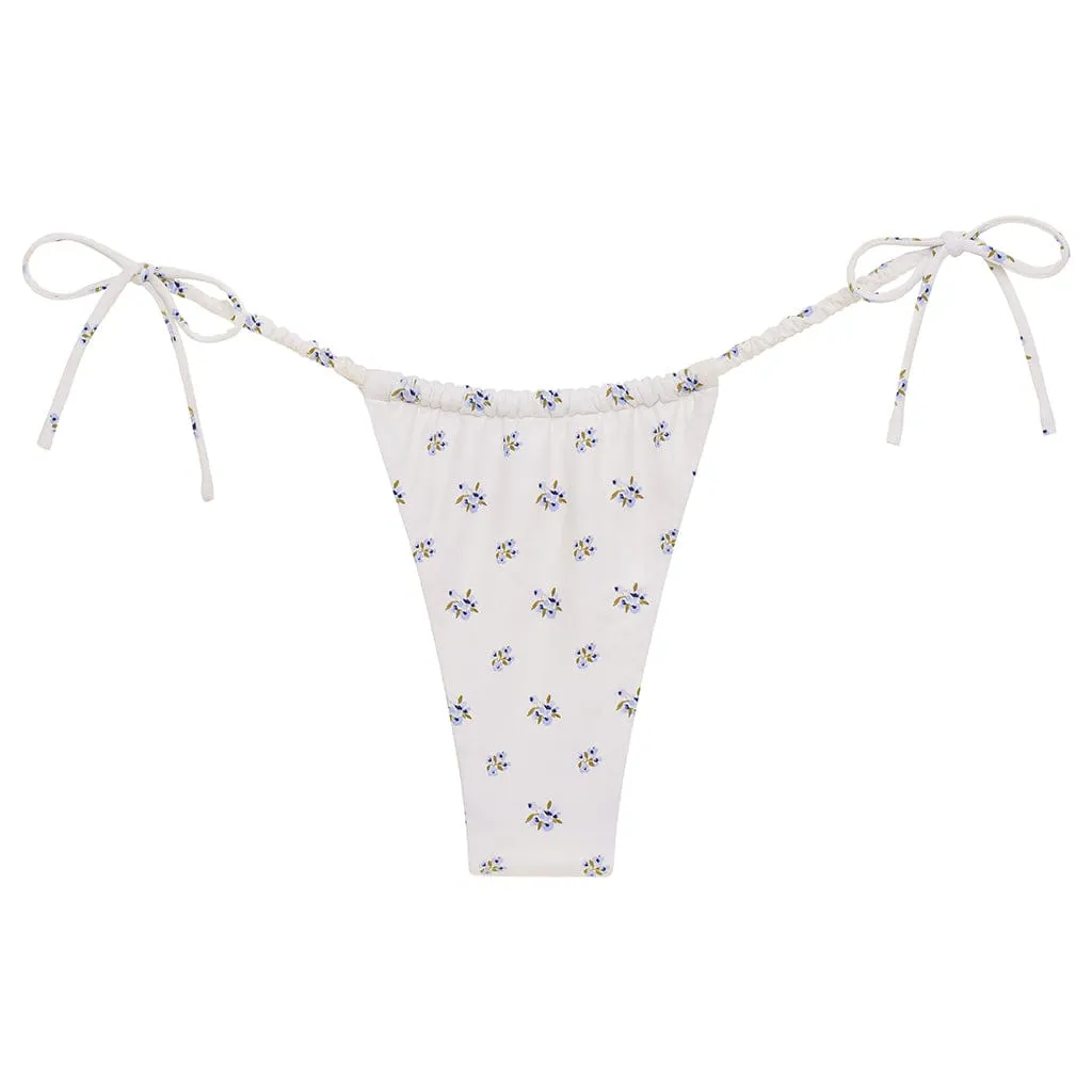 Heidi Floral Brasil (Scrunch) Bikini Bottom sold by Larroude
