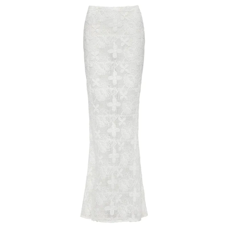 Margarita Floral Lace Natalia Skirt made by Montce