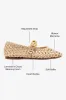 Verona Macrame In Beige Embroidered Raffia sold by Larroude