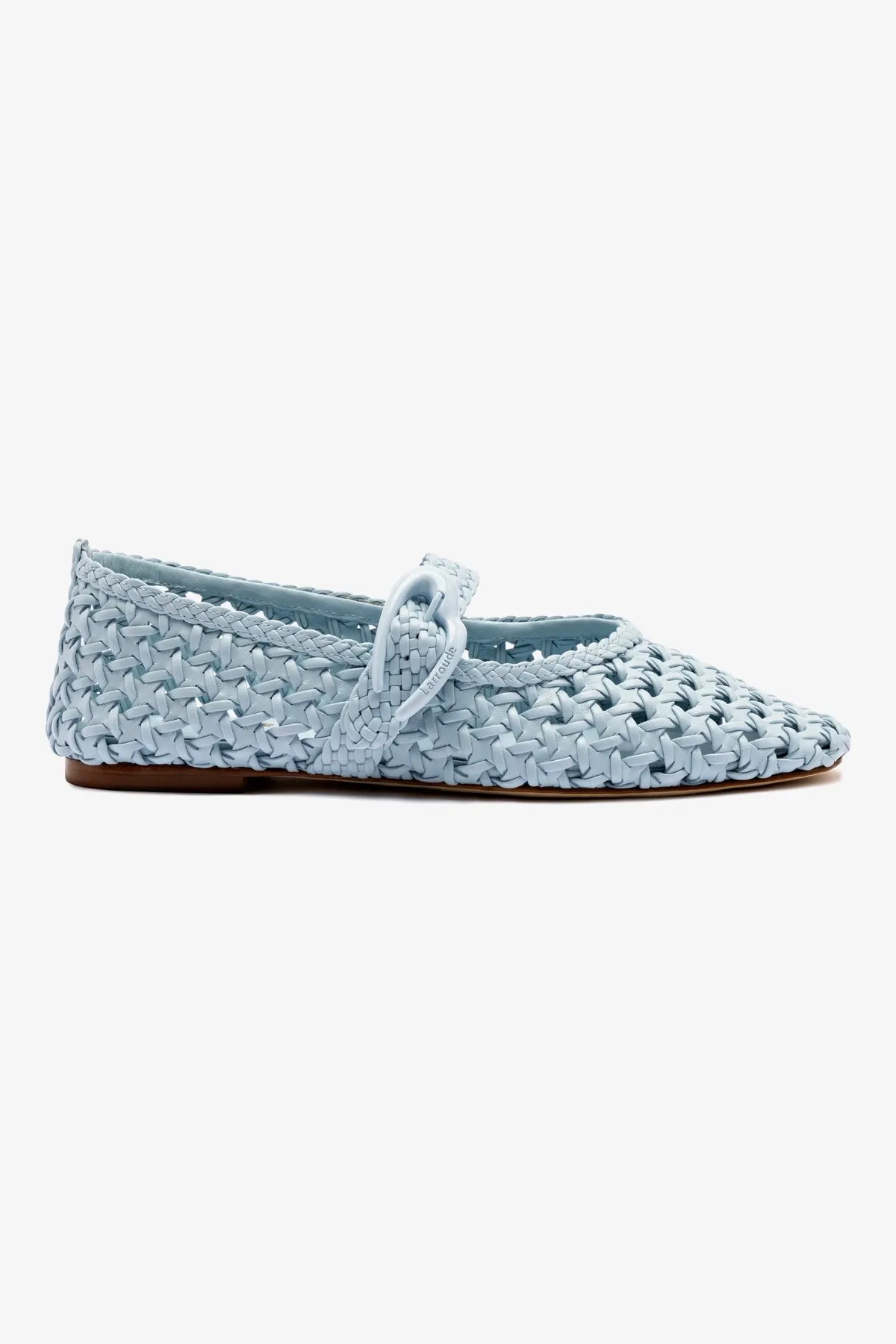 Verona Macrame Ballet Flat In Maya Leather sold by Larroude