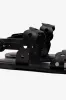 Florence Flat Sandal In Black Leather sold by Larroude