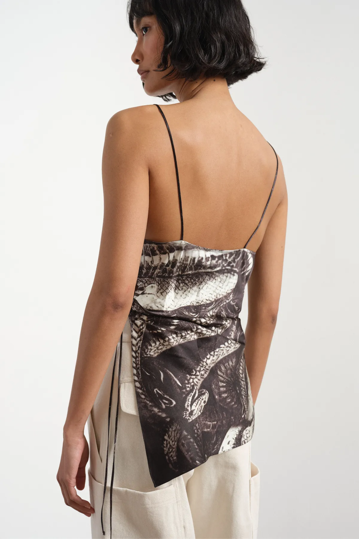 Medusa Silk Top sold by Larroude product image thumbnail 2