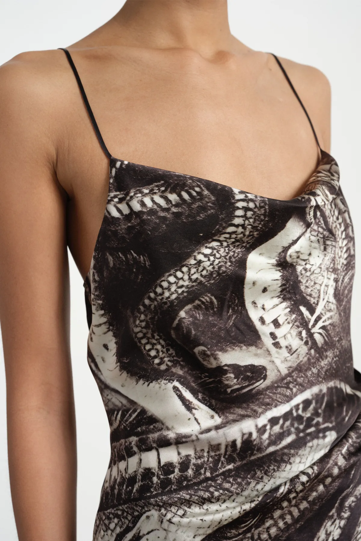 Medusa Silk Top sold by Larroude product image thumbnail 3