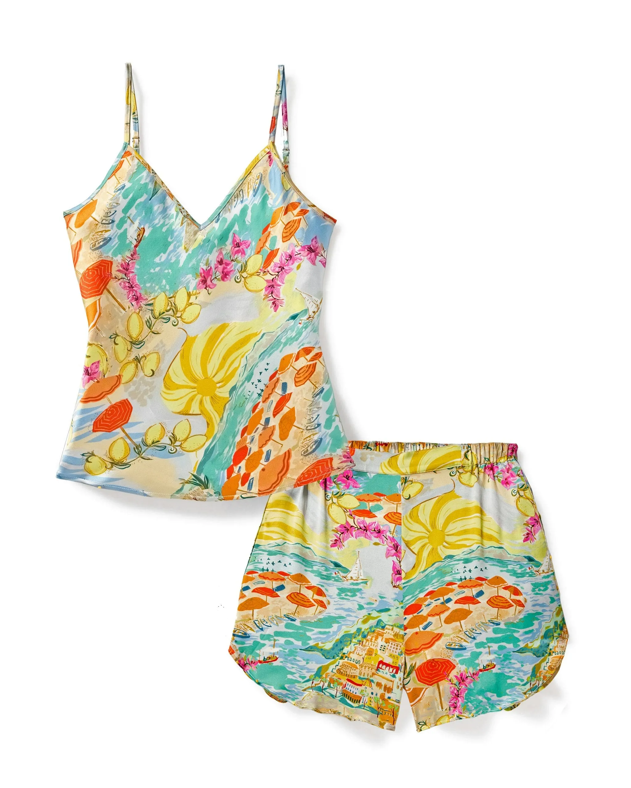 Women's Silk Cami Short Set in La Dolce Vita sold by Larroude