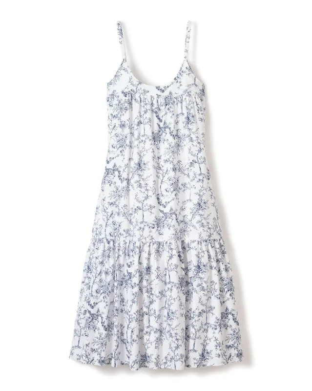 Women's Twill Chloe Nightgown in Timeless Toile sold by Larroude