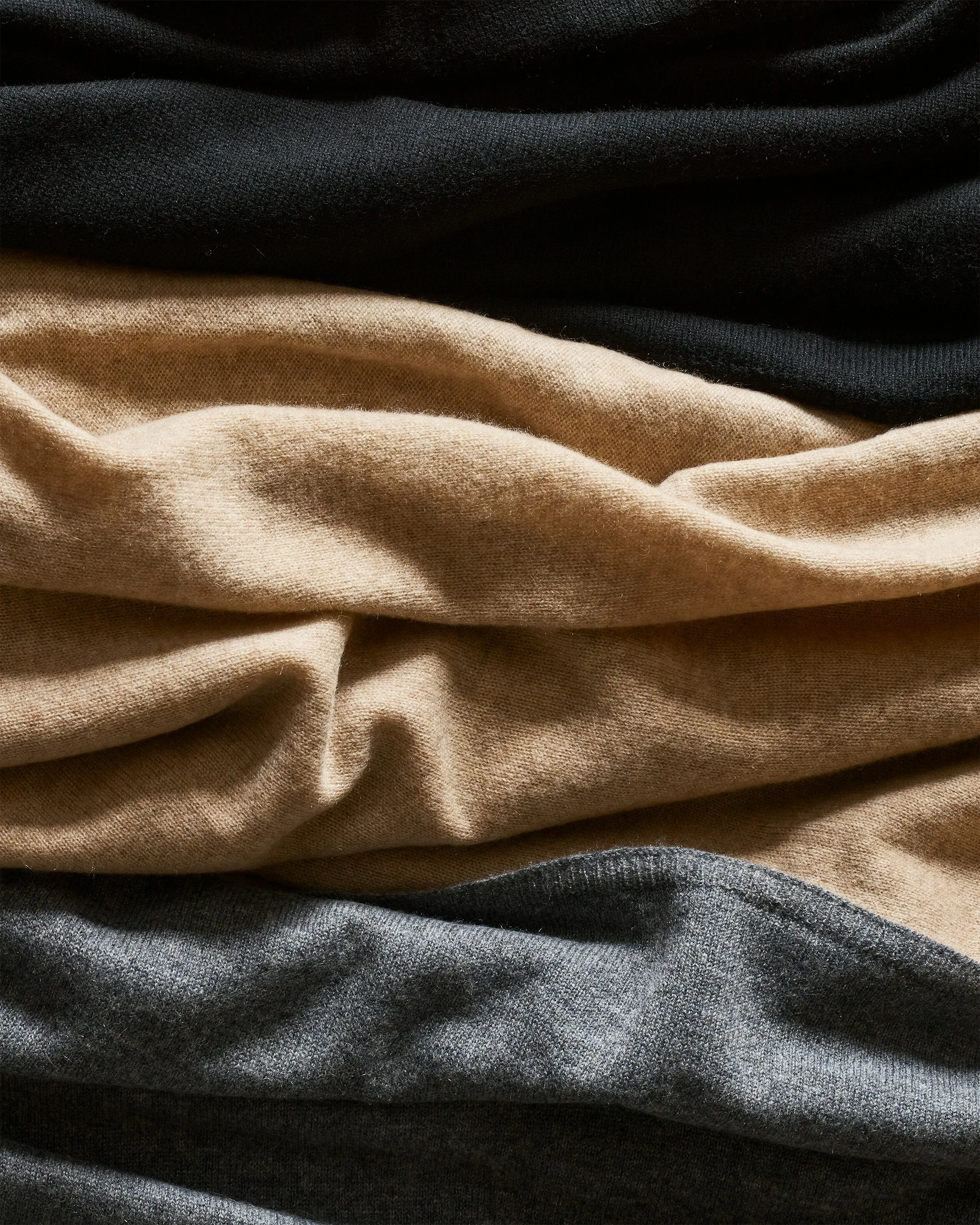 Women's Cashmere Wrap in Camel sold by Larroude product image thumbnail 4