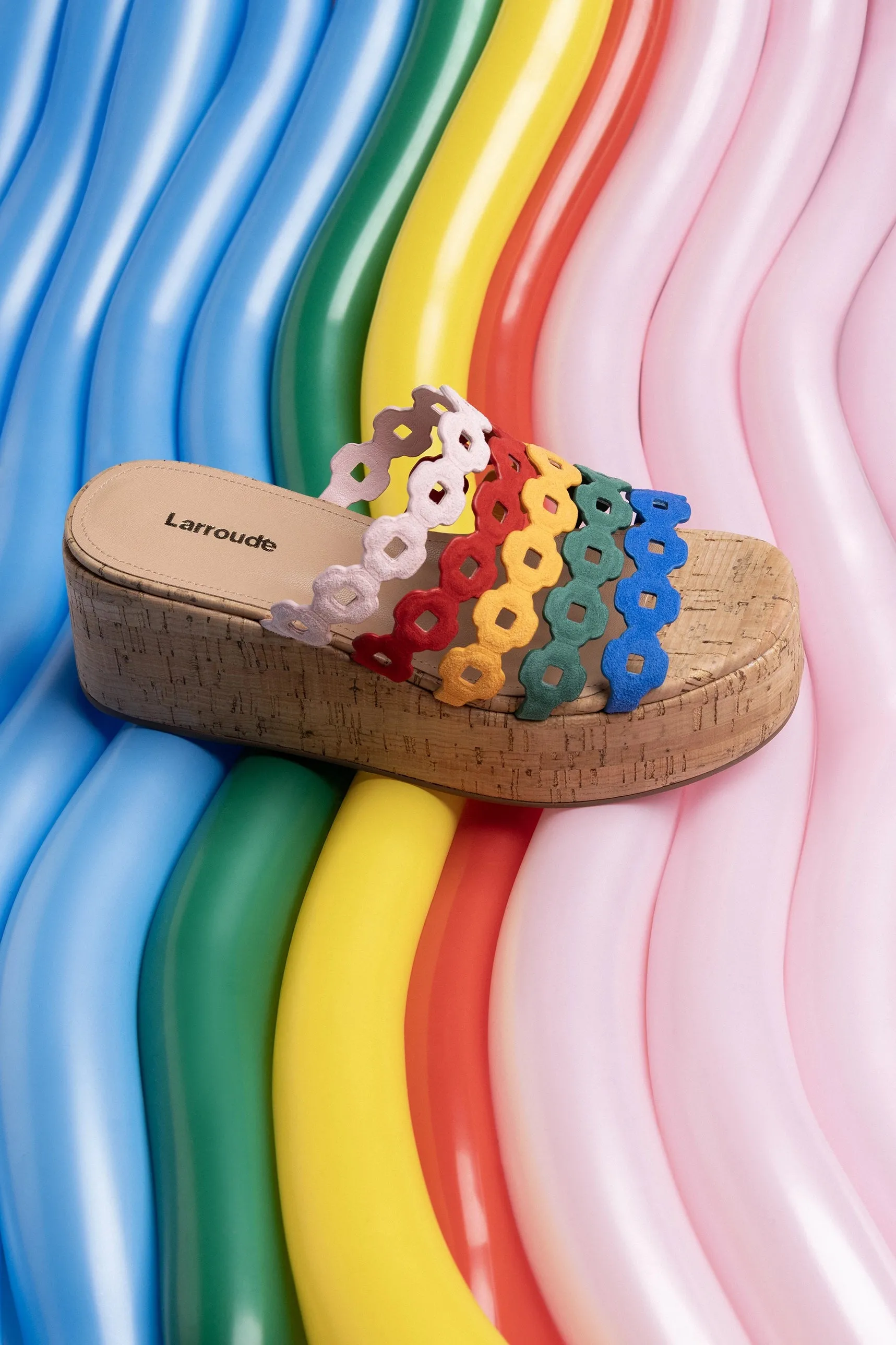 Charli Mule In Multicolor Leather sold by Larroude product image thumbnail 2