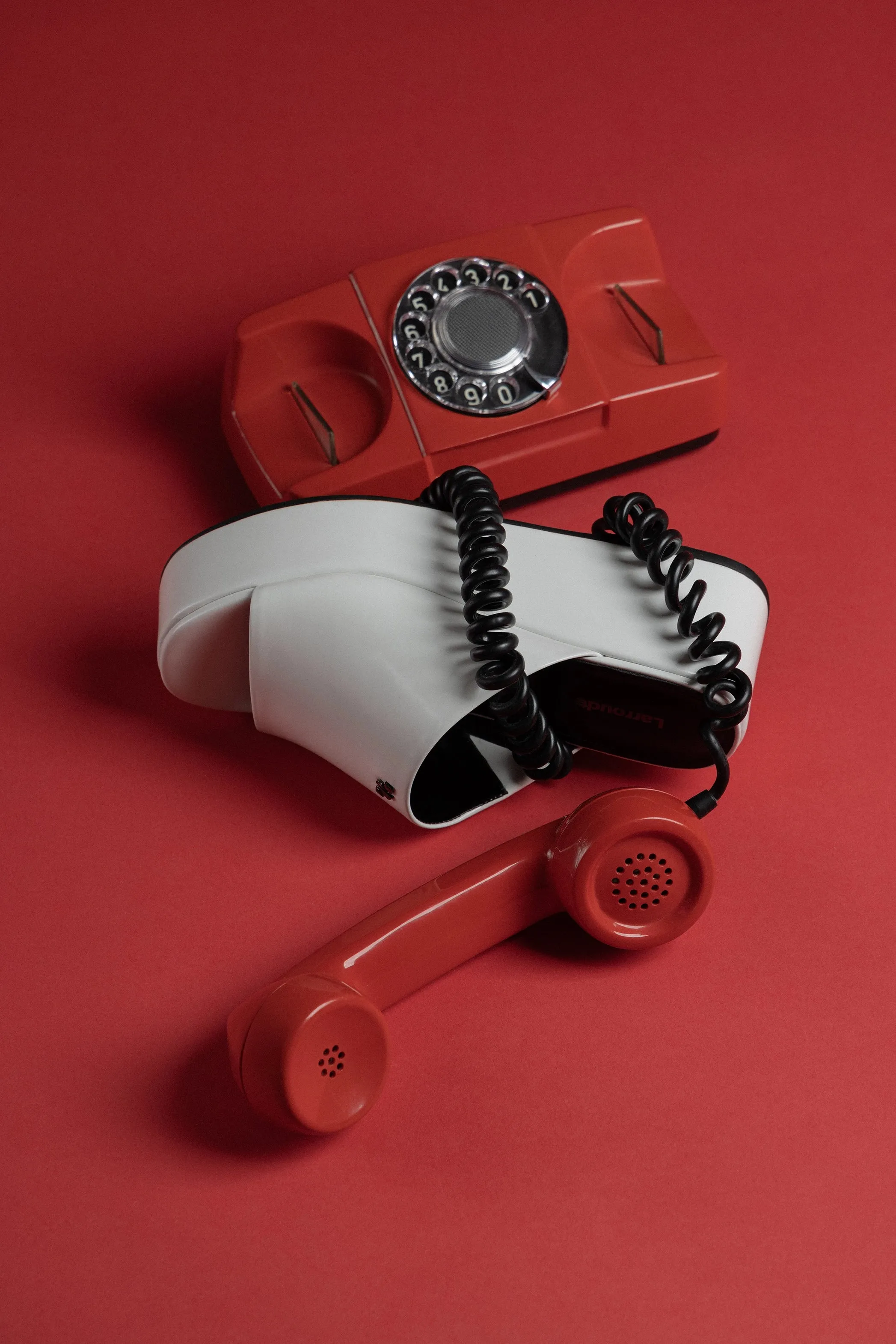 Charli Box Mule In White Leather sold by Larroude product image thumbnail 2