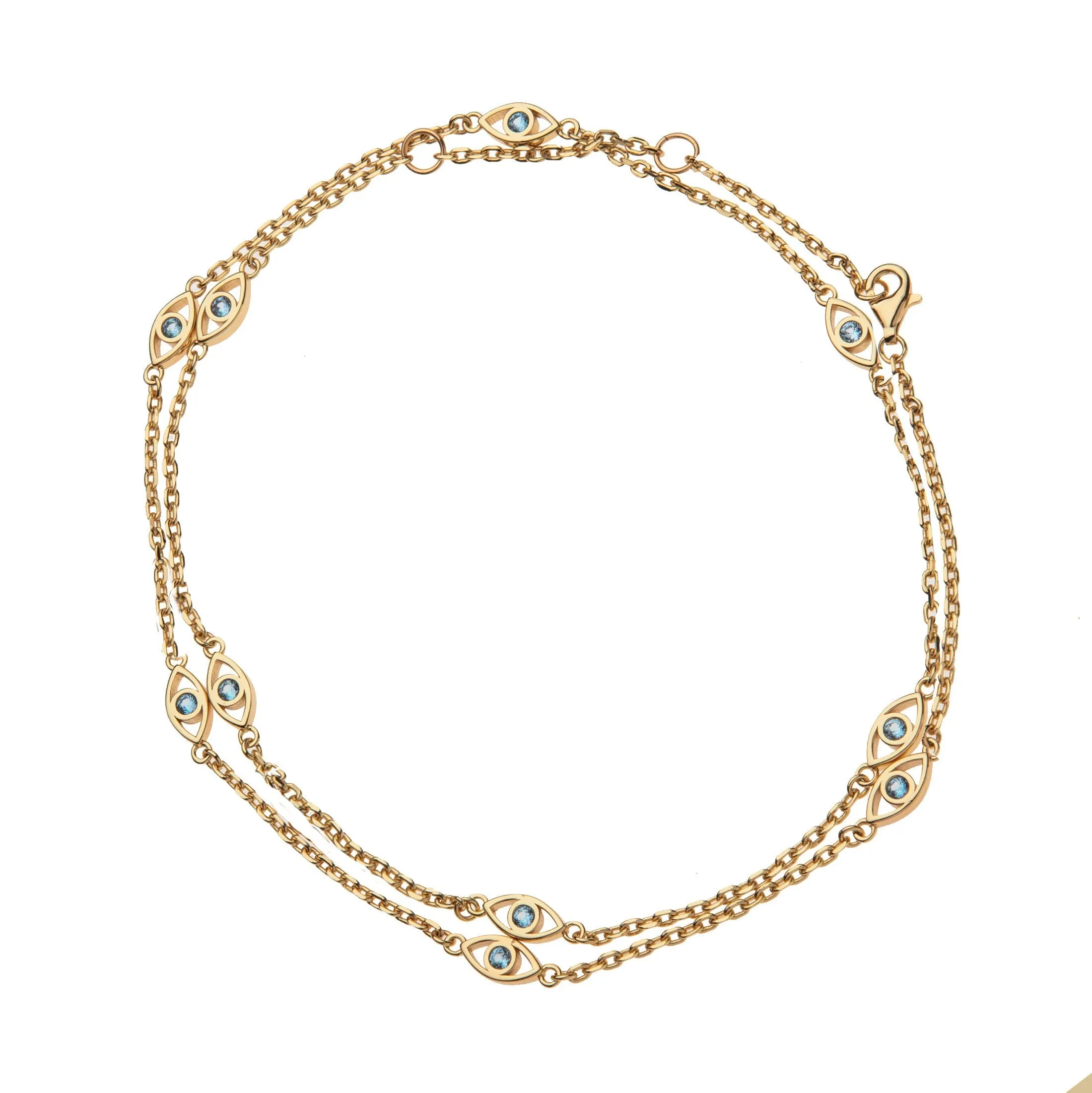 Jane Win: PROTECT Convertible Evil Eye Chain (Anklet, Bracelet, Necklace) sold by Larroude product image thumbnail 3