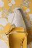Larroudé x Markarian Ines Pump In Yellow Floral Brocade sold by Larroude