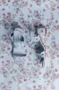 Larroudé x Markarian Florence Broderie In Apple Blue Floral Ikat sold by Larroude