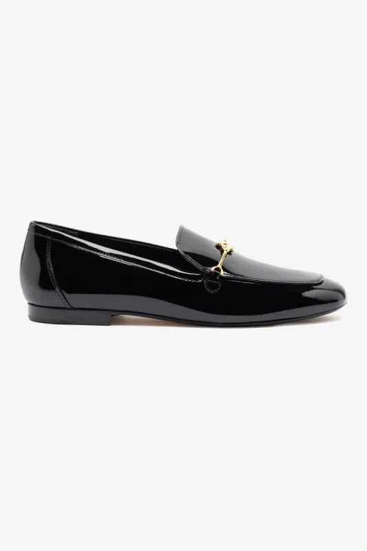 Katherine Loafer In Black Patent Leather sold by Larroude