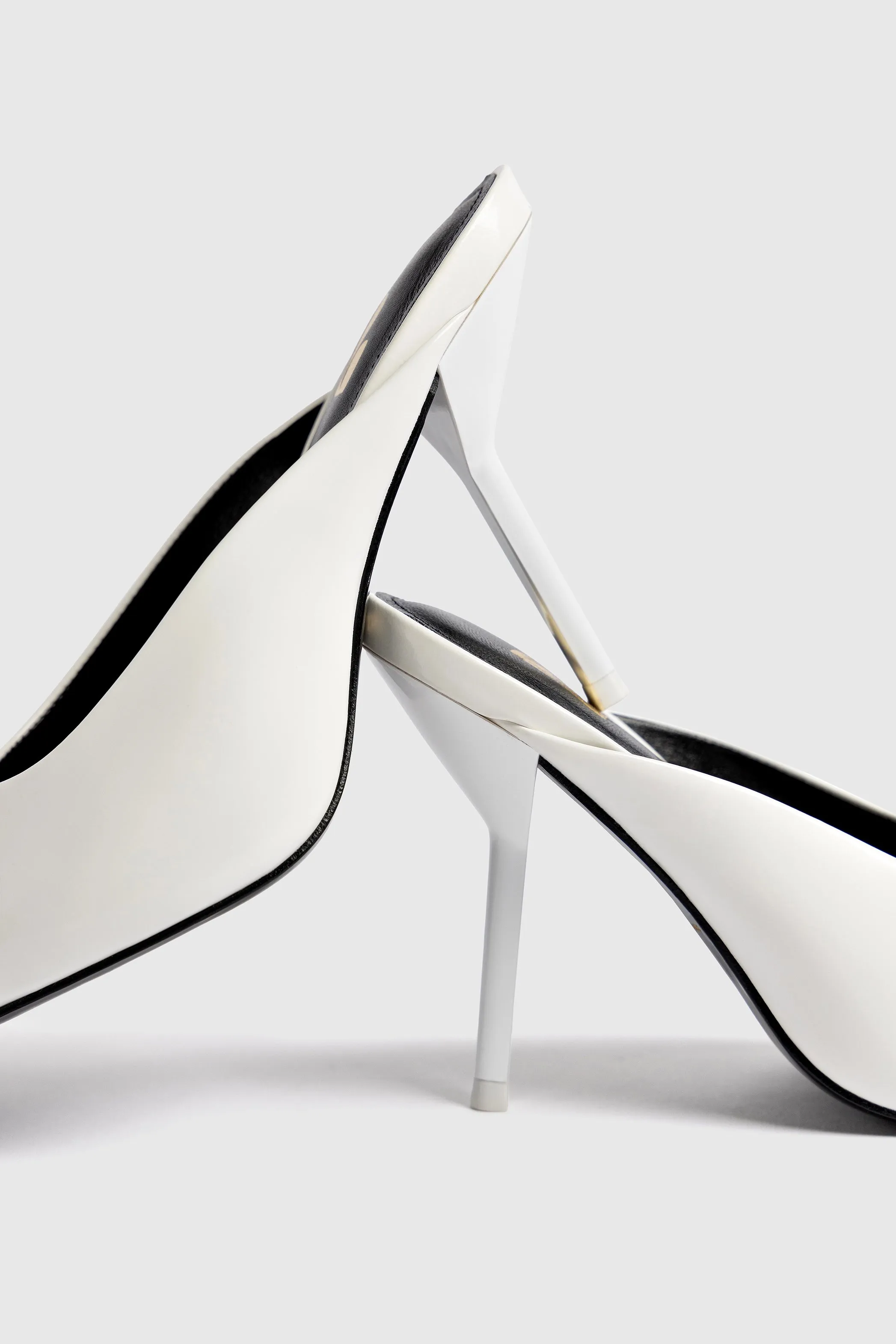 Lova Mule In White Box Leather sold by Larroude product image thumbnail 2