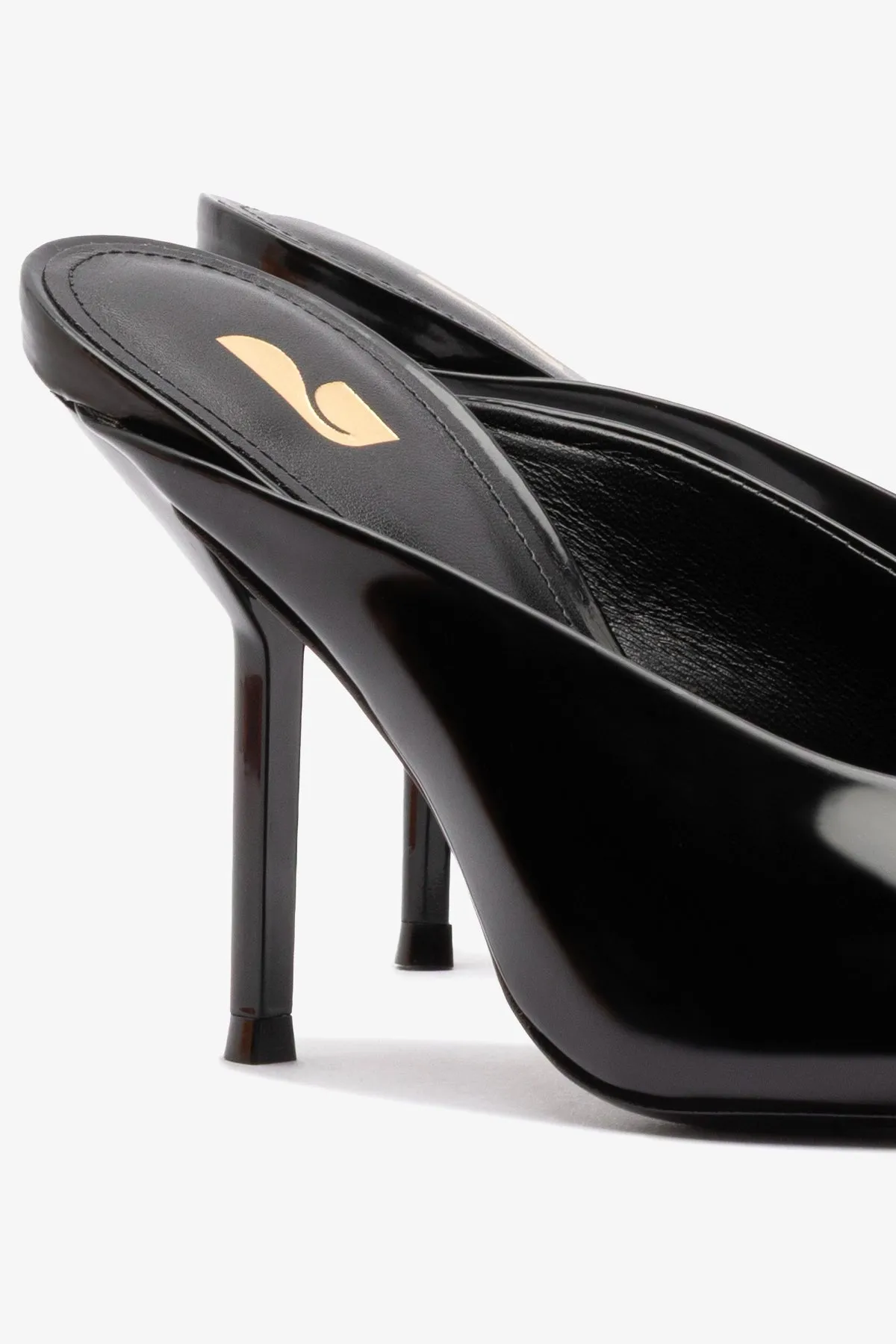 Lova Mule In Black Box Leather sold by Larroude product image thumbnail 4