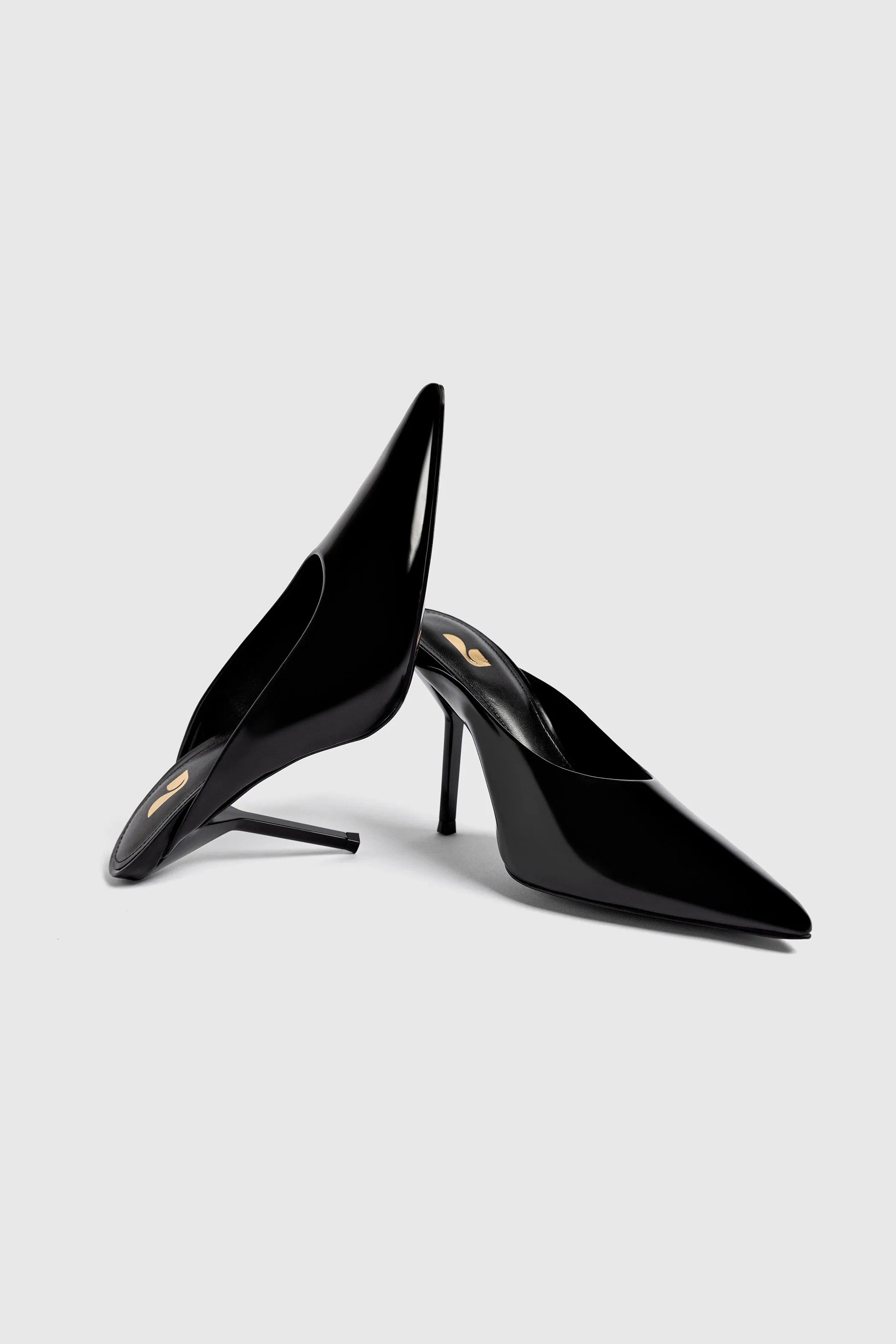 Lova Mule In Black Box Leather sold by Larroude product image thumbnail 2