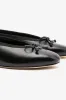 Pavlova Ballet Flat In Black Leather sold by Larroude