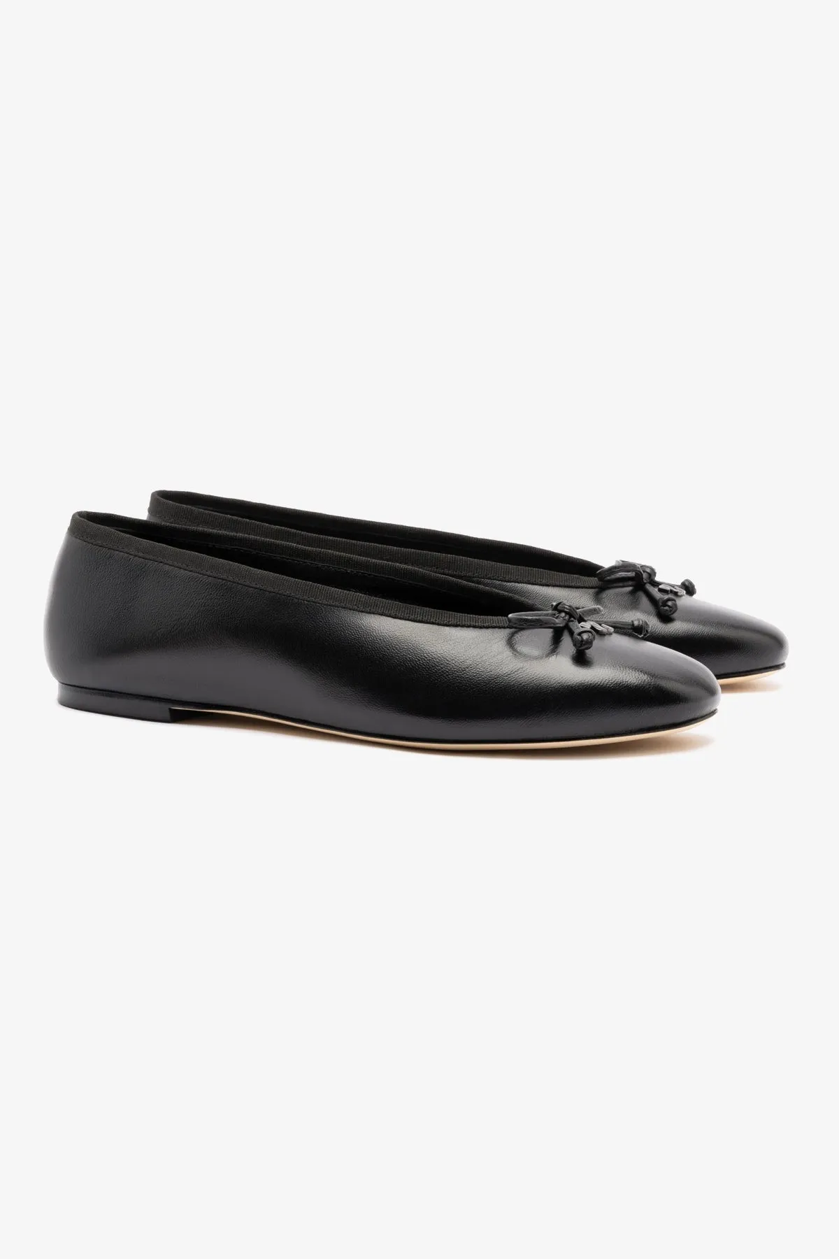 Pavlova Ballet Flat In Black Leather sold by Larroude product image thumbnail 3
