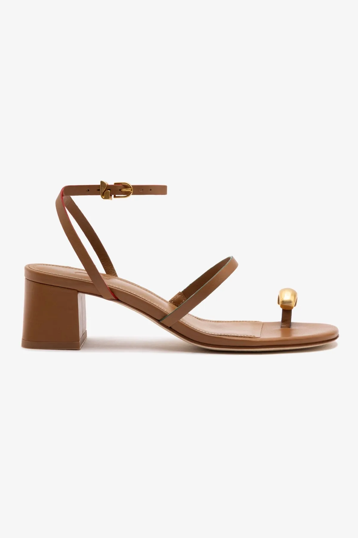 Biarritz Block In Caramel Leather sold by Larroude