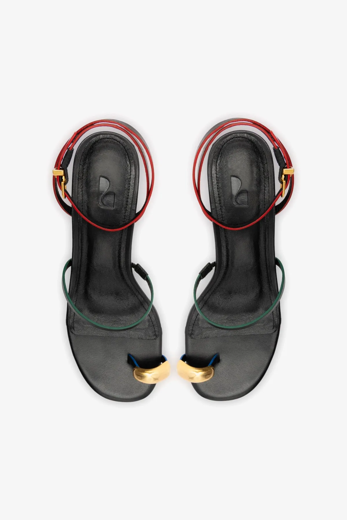 Biarritz Block In Black Leather sold by Larroude product image thumbnail 4