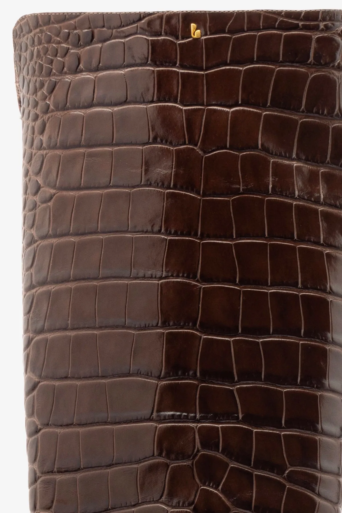 Kate Hi Boot In Brown Leather sold by Larroude product image thumbnail 4