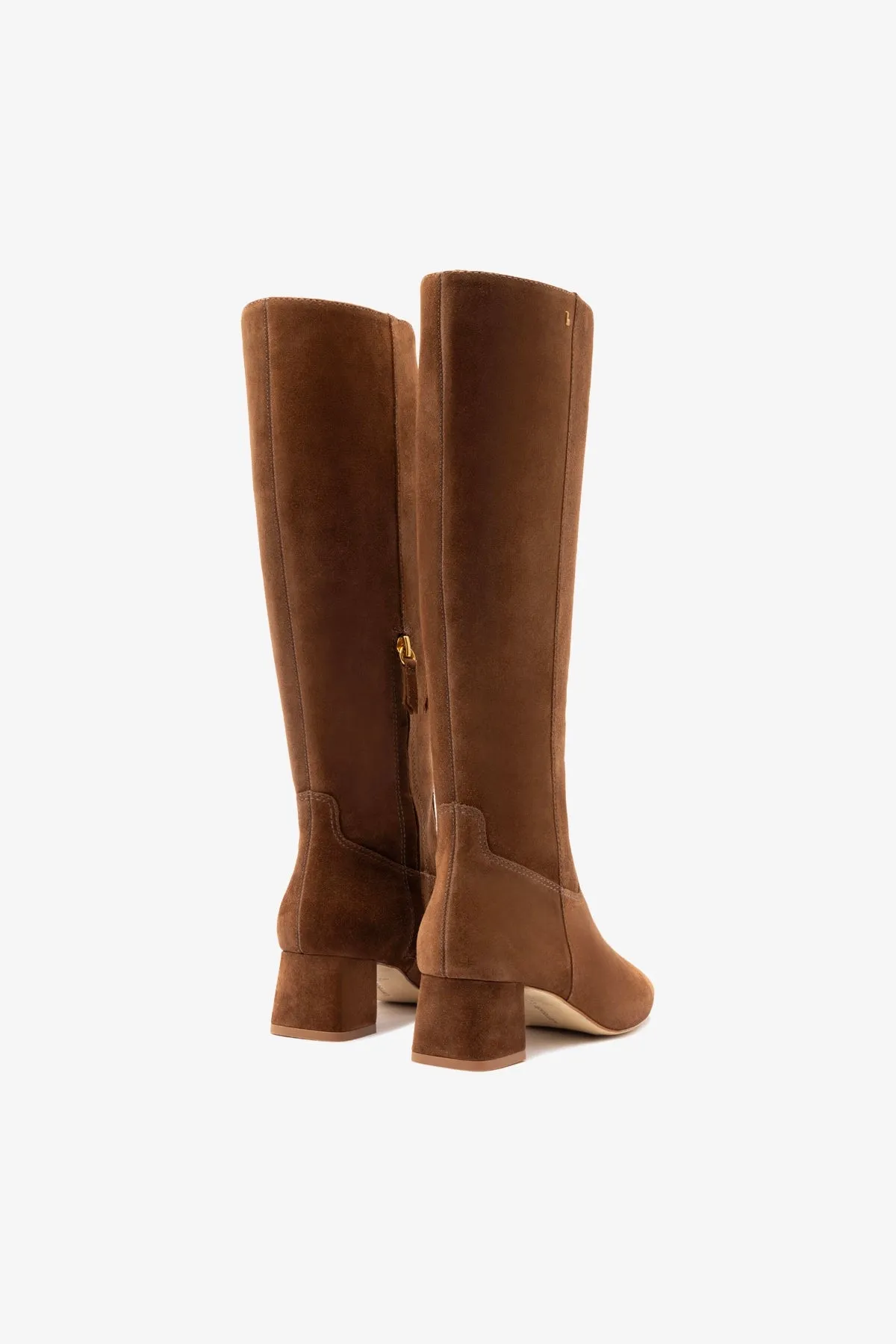 Edie Boot In Burnt Umber Suede sold by Larroude product image thumbnail 5