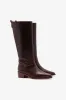Florencia Boot In Brown Leather sold by Larroude