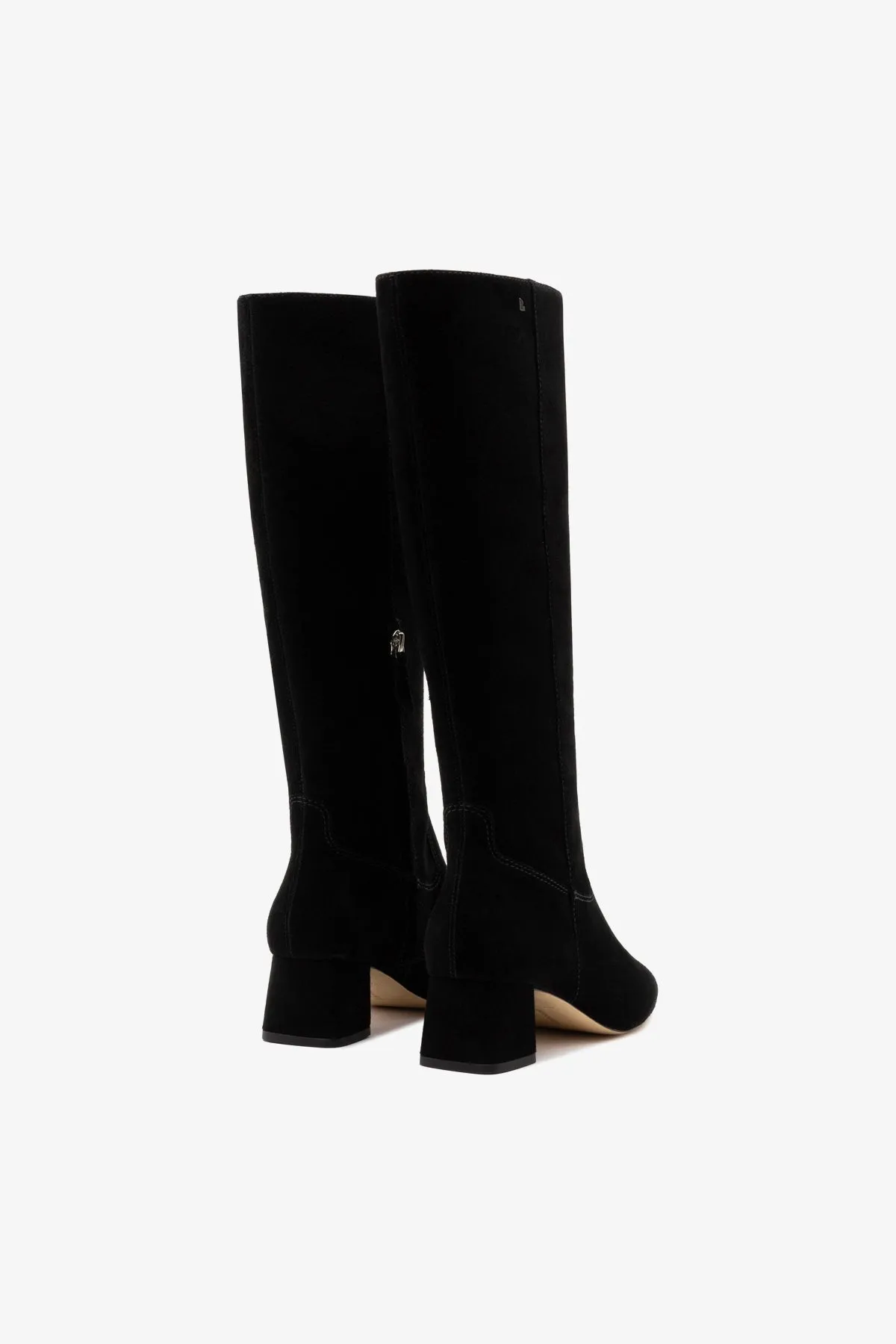 Edie Boot In Black Suede sold by Larroude product image thumbnail 3