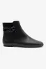 Mini Verona Boot In Black Leather sold by Larroude