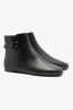 Mini Verona Boot In Black Leather sold by Larroude