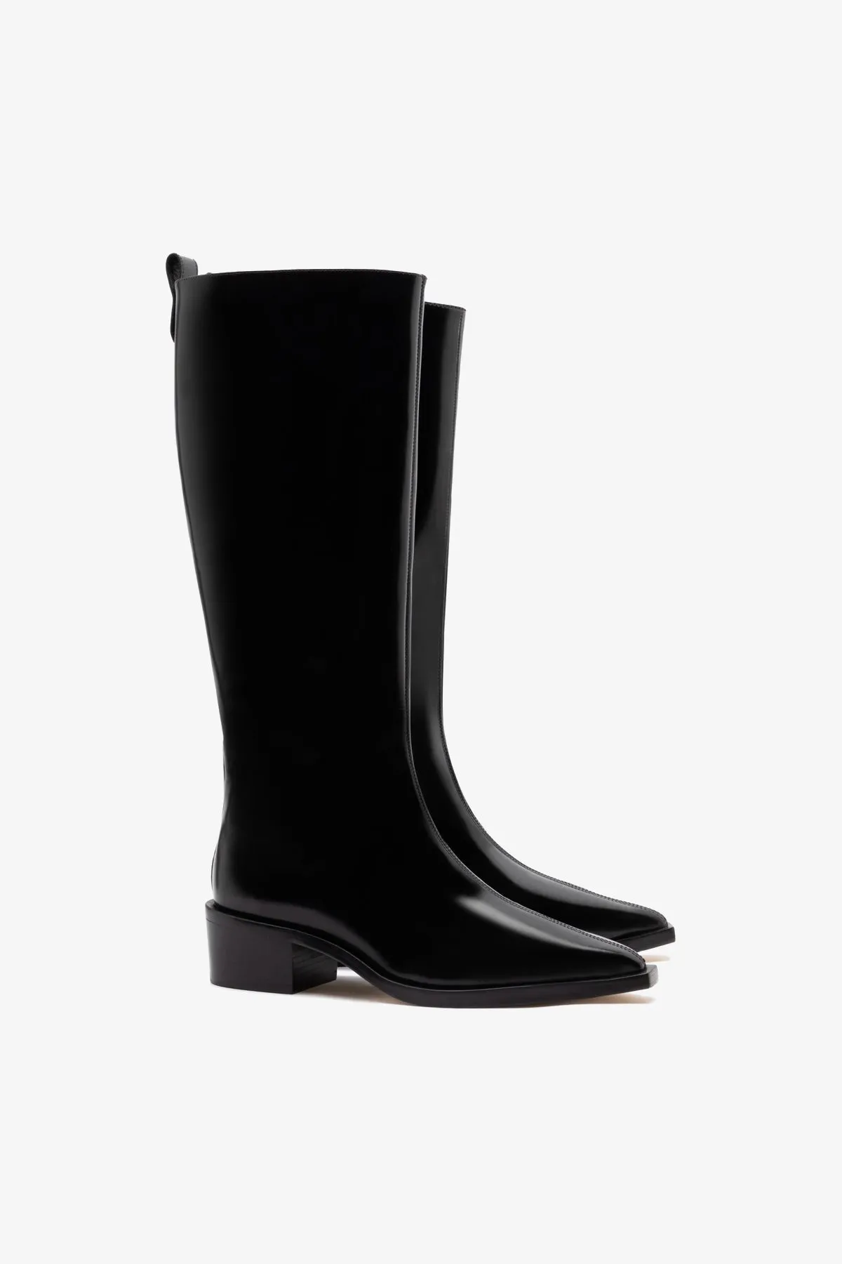 Florencia Boot In Black Box Leather sold by Larroude product image thumbnail 2