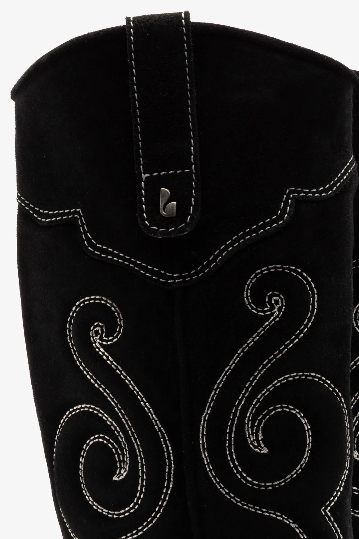 Paloma Boot In Black Suede sold by Larroude product image thumbnail 4