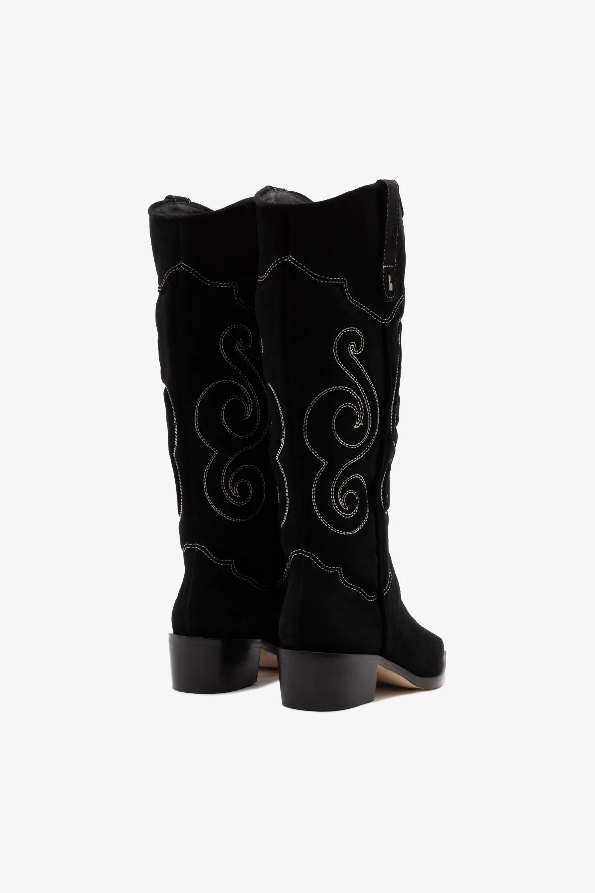 Paloma Boot In Black Suede sold by Larroude product image thumbnail 3