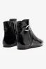 Mini Verona Boot In Black Patent Leather sold by Larroude