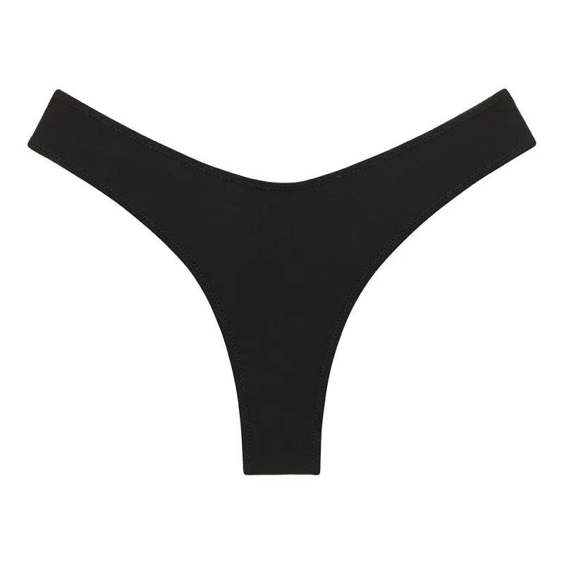 Sable Lulu (Zig-Zag Stitch) Bikini Bottom sold by Larroude