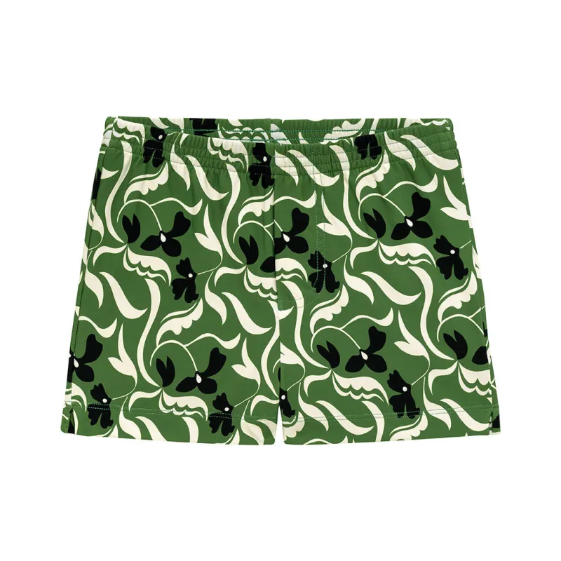 Veronica Floral Mini Swim Trunk sold by Larroude