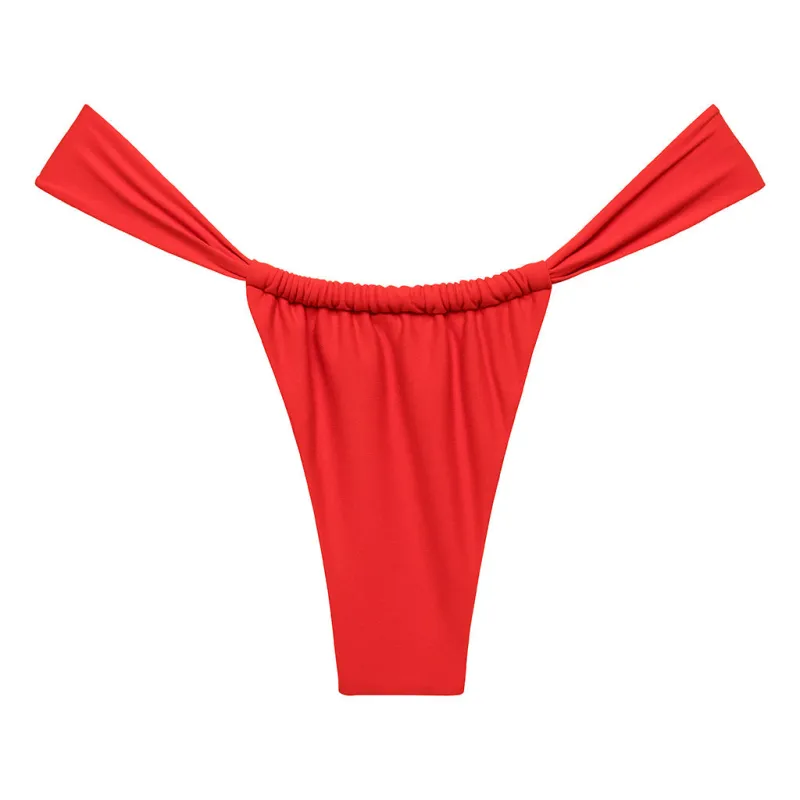 Cherry Sandra Bikini Bottom sold by Larroude