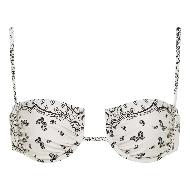 Ivy Bandana Simonette Bikini Top sold by Larroude