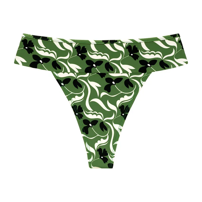 Veronica Floral Tamarindo Bikini Bottom sold by Larroude