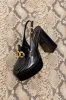 Harrington Loafer Hi In Black Box Leather sold by Larroude
