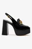 Harrington Loafer Hi In Black Box Leather sold by Larroude