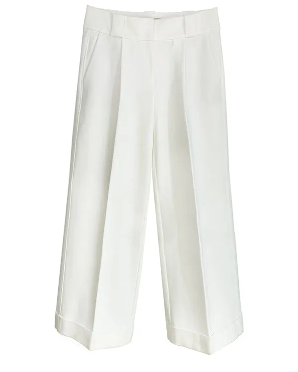 Beverly Wide-Leg Cropped Pant sold by Larroude
