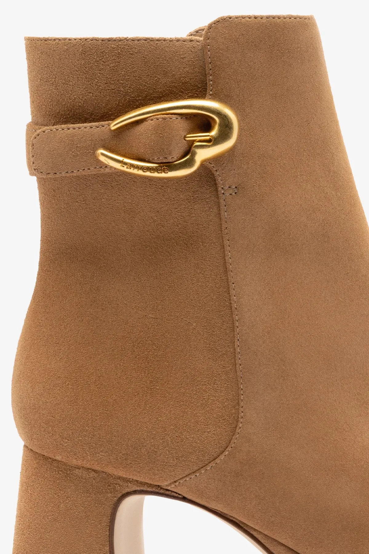 Dolly Verona Low Boot In Peanut Suede sold by Larroude product image thumbnail 3