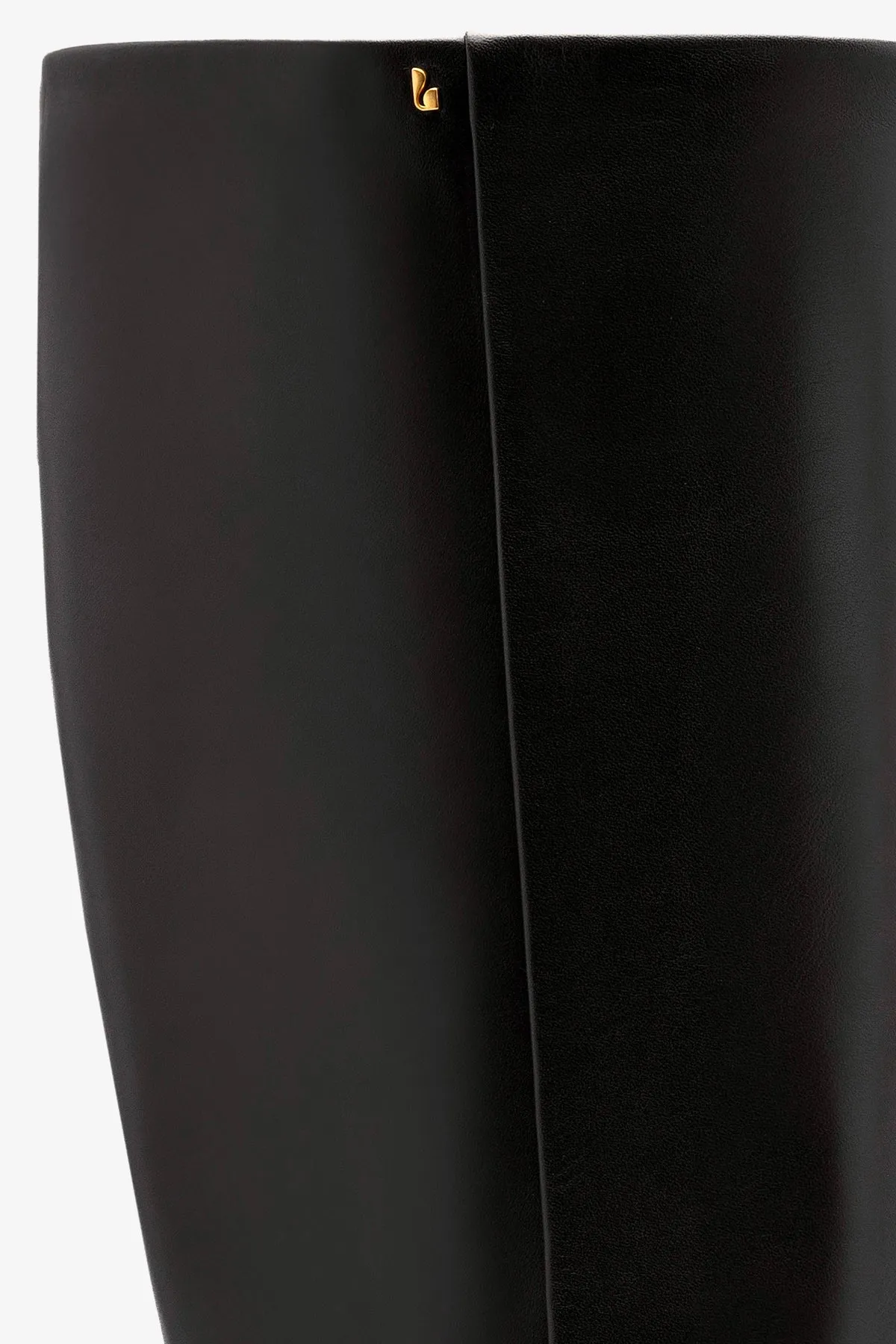 Kate Mid Boot In Black Leather sold by Larroude product image thumbnail 4