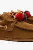 Cyprus Boat Shoe In Russet Suede sold by Larroude