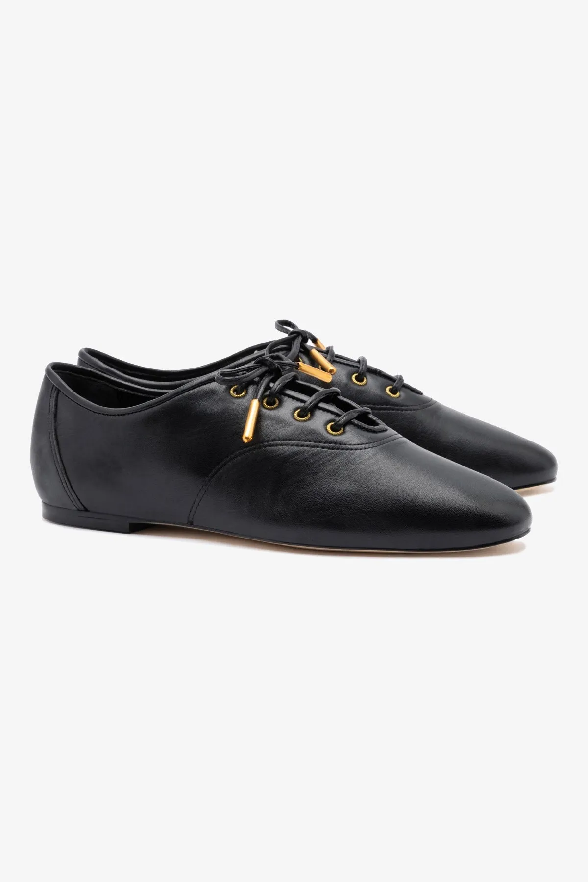 Liza Sneaker In Black Leather sold by Larroude product image thumbnail 3