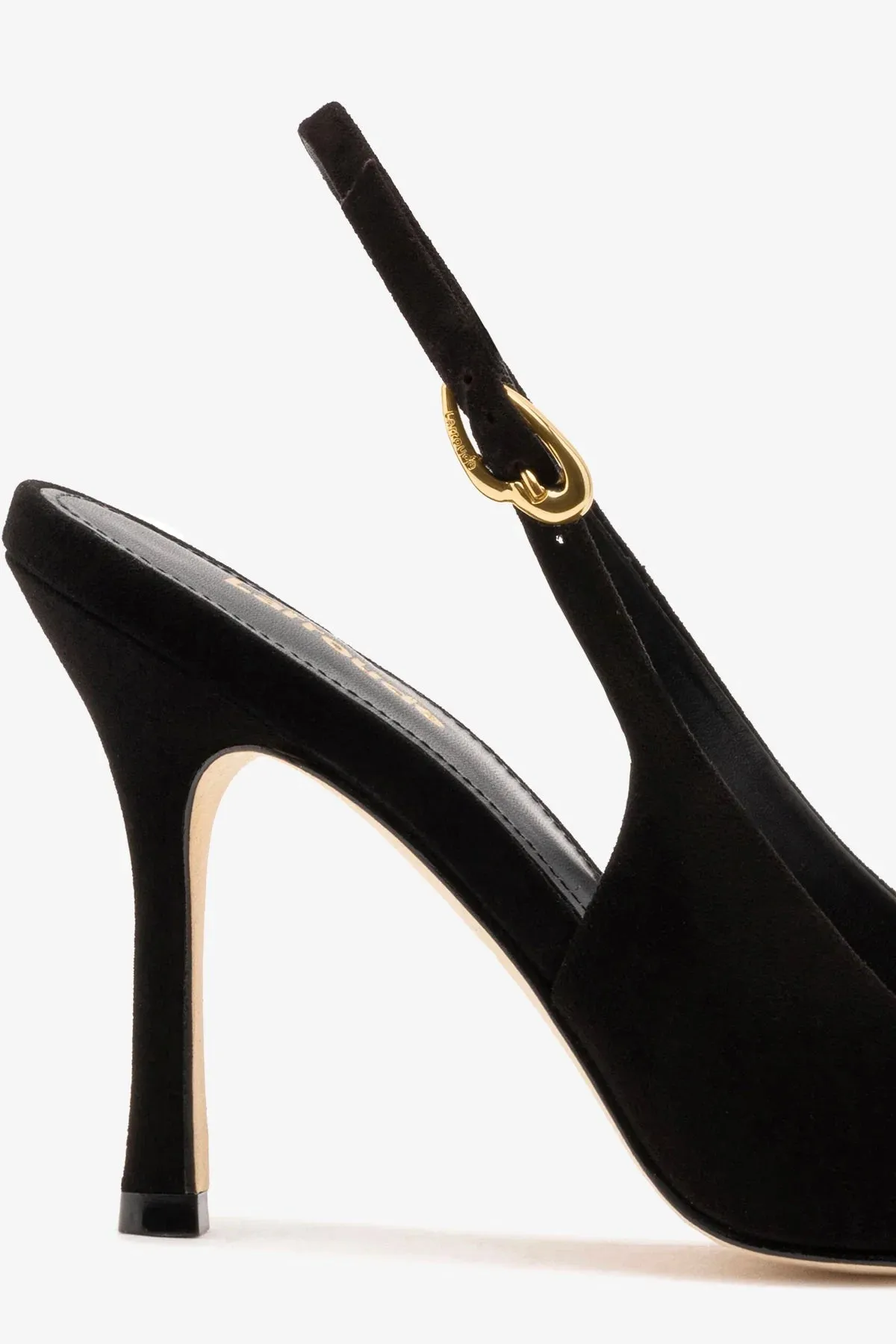 Carine Pump In Black Leather sold by Larroude product image thumbnail 4