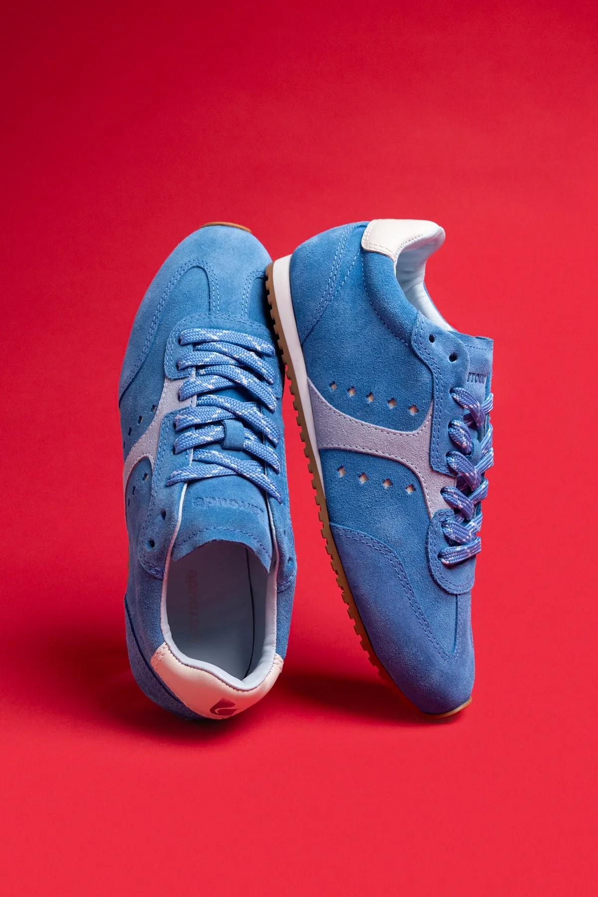 Stella Sneaker In Azure Suede sold by Larroude product image thumbnail 2