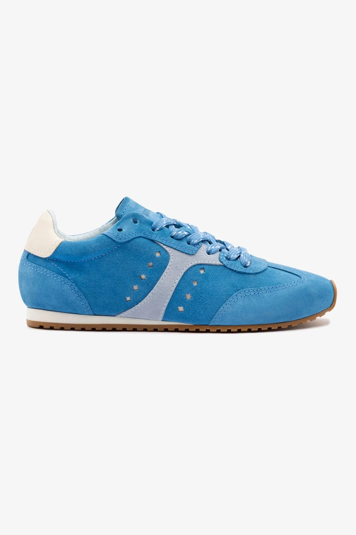 Stella Sneaker In Azure Suede sold by Larroude